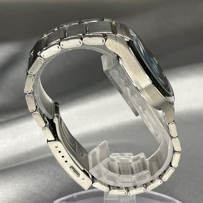 Casio Edifice EF-100 Watch with Silver Band and Brown Dial