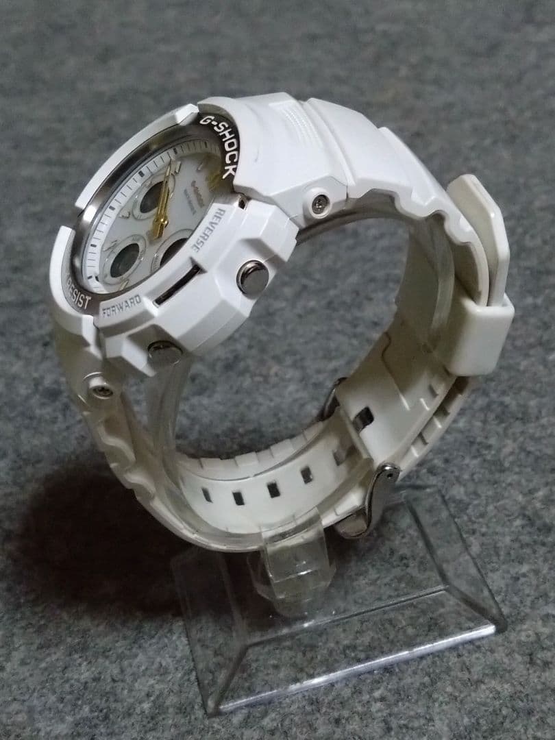 Casio G-Shock Tough Solar AWG-M100SGA-7AJF Watch White & Gold — Japan Import