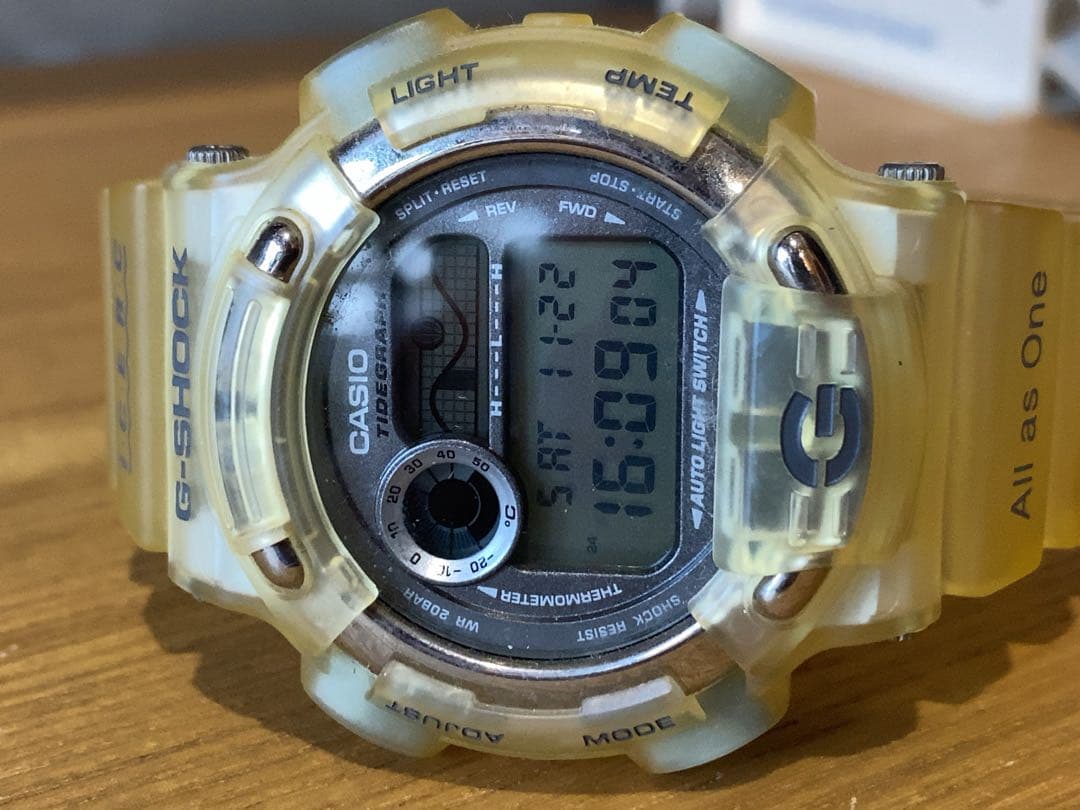 Casio G-Shock 1998 International Dolphin and Whale Conference Model Clear Yellow