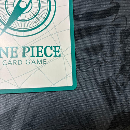 One Piece Hero’s Edition EB-03 Uta Gild Don single collectible card in protective sleeve