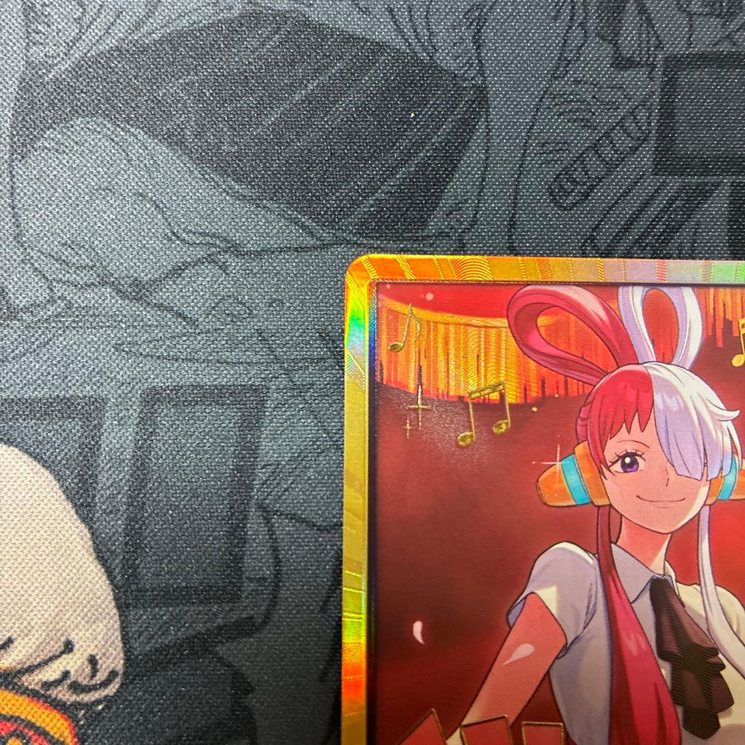 One Piece Hero’s Edition EB-03 Uta Gild Don single collectible card in protective sleeve