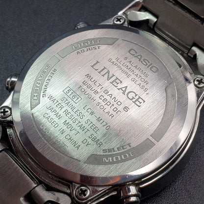 Casio Lineage LCW-M170 Solar Radio Wave Watch for Men