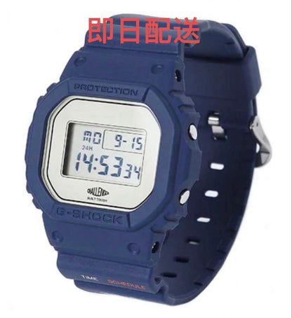 Casio G-Shock X Challenger DW-5600CH25-2JR Digital Navy Rubber Band Watch — Japan Import