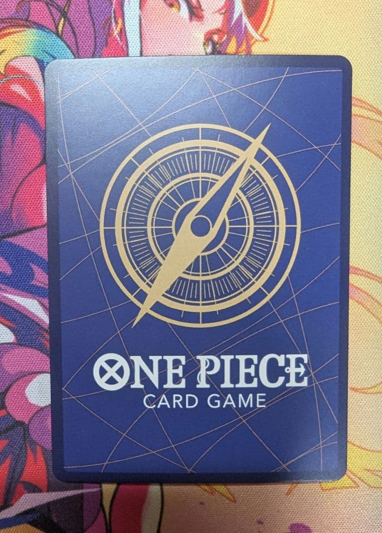 One Piece Monkey D. Luffy OP06 SR Japanese card from Operation Straw Hat series, stored in protective sleeve