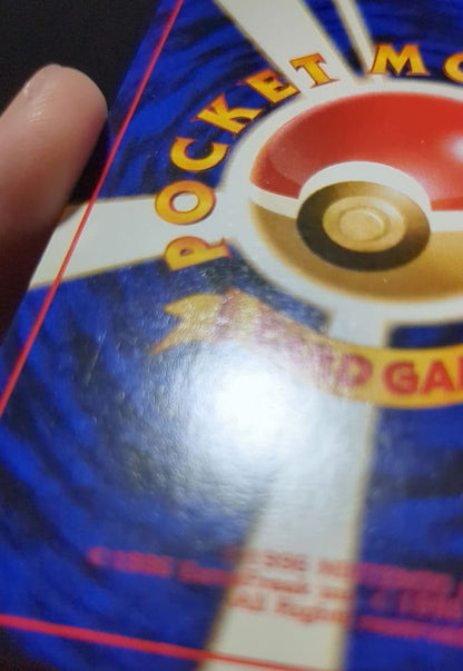 Sakaki Gyarados old Pokémon card Japan import in used condition with visible details