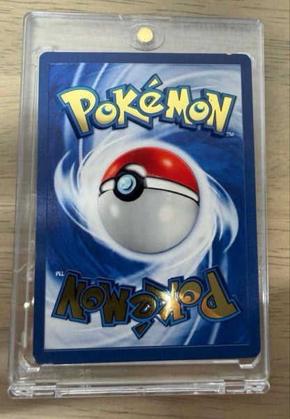 Bandai Pikachu 25th Ultra Premium Metal Collection collectible card with protective inner sleeve and loader