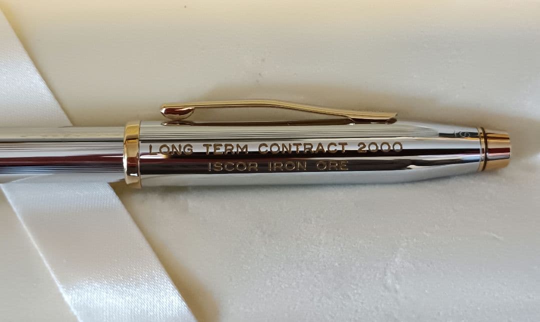 Cross Century II Medalist Ballpoint Pen N3302WG Made in USA Unisex Blue Ink — Japan Import