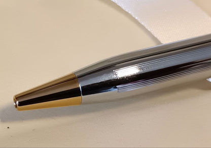 Cross Century II Medalist Ballpoint Pen N3302WG Made in USA Unisex Blue Ink — Japan Import