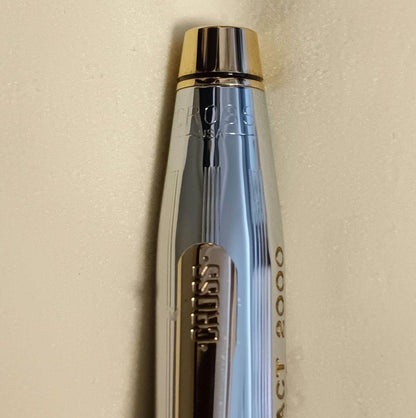 Cross Century II Medalist Ballpoint Pen N3302WG Made in USA Unisex Blue Ink — Japan Import