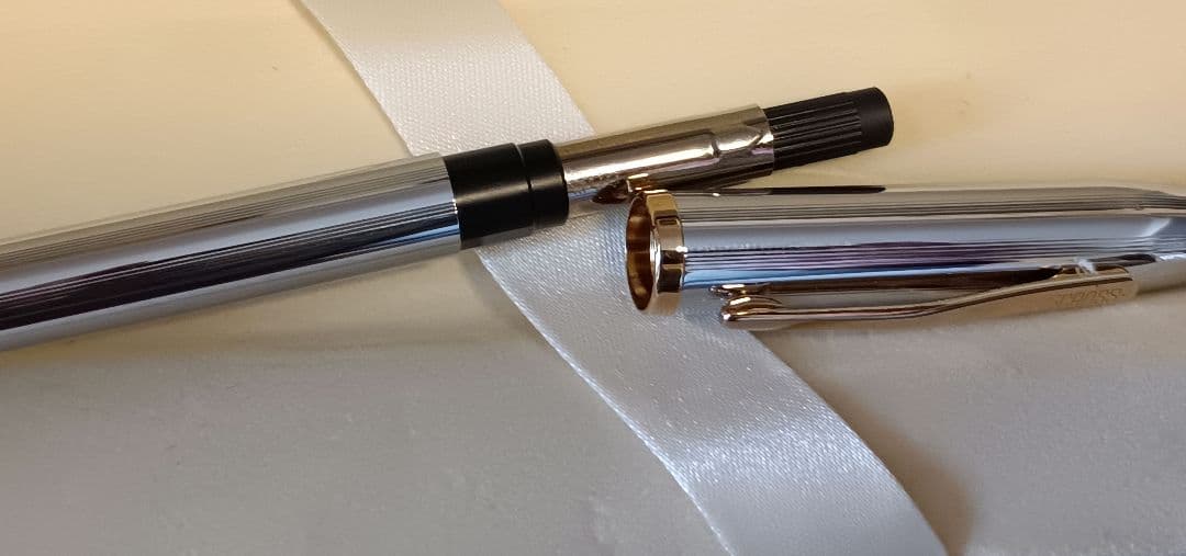 Cross Century II Medalist Ballpoint Pen N3302WG Made in USA Unisex Blue Ink — Japan Import