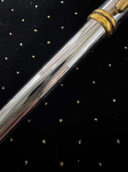 Cross Ireland Gold and Silver Stripe Design Ballpoint Pen