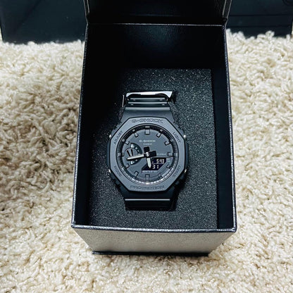 Casio G-Shock Casioak GA-2100-1A Analog Watch Black Limited Edition — Japan Import