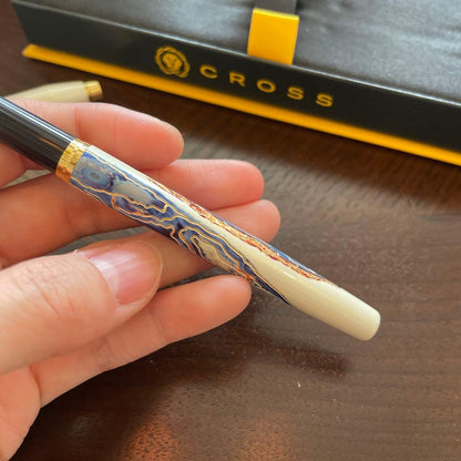 Cross Wanderlust Marble Pattern Metal Pen with Case No.16