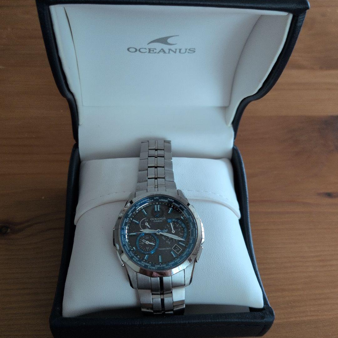 Casio Oceanus 5075 Analog Radio Wave Watch with Solar Power Japan Import