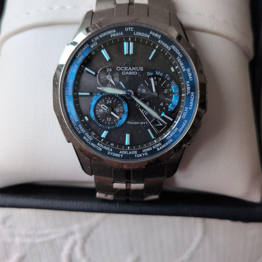 Casio Oceanus 5075 Analog Radio Wave Watch with Solar Power Japan Import