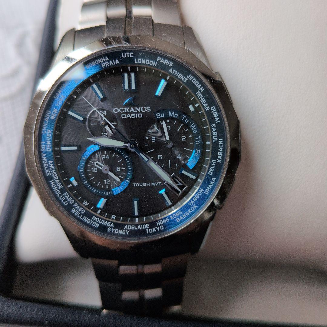 Casio Oceanus 5075 Analog Radio Wave Watch with Solar Power Japan Import