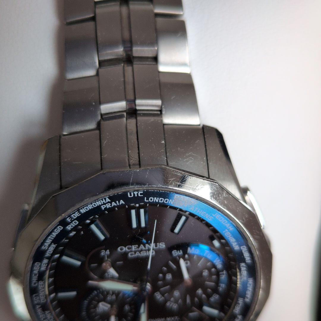 Casio Oceanus 5075 Analog Radio Wave Watch with Solar Power Japan Import
