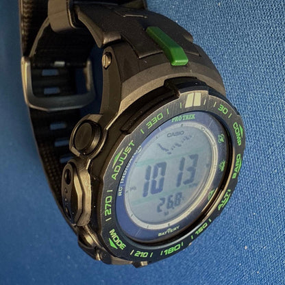 Casio PRO TREK Series PRW-S3100-1JF Triple Sensor Watch with Radio Solar