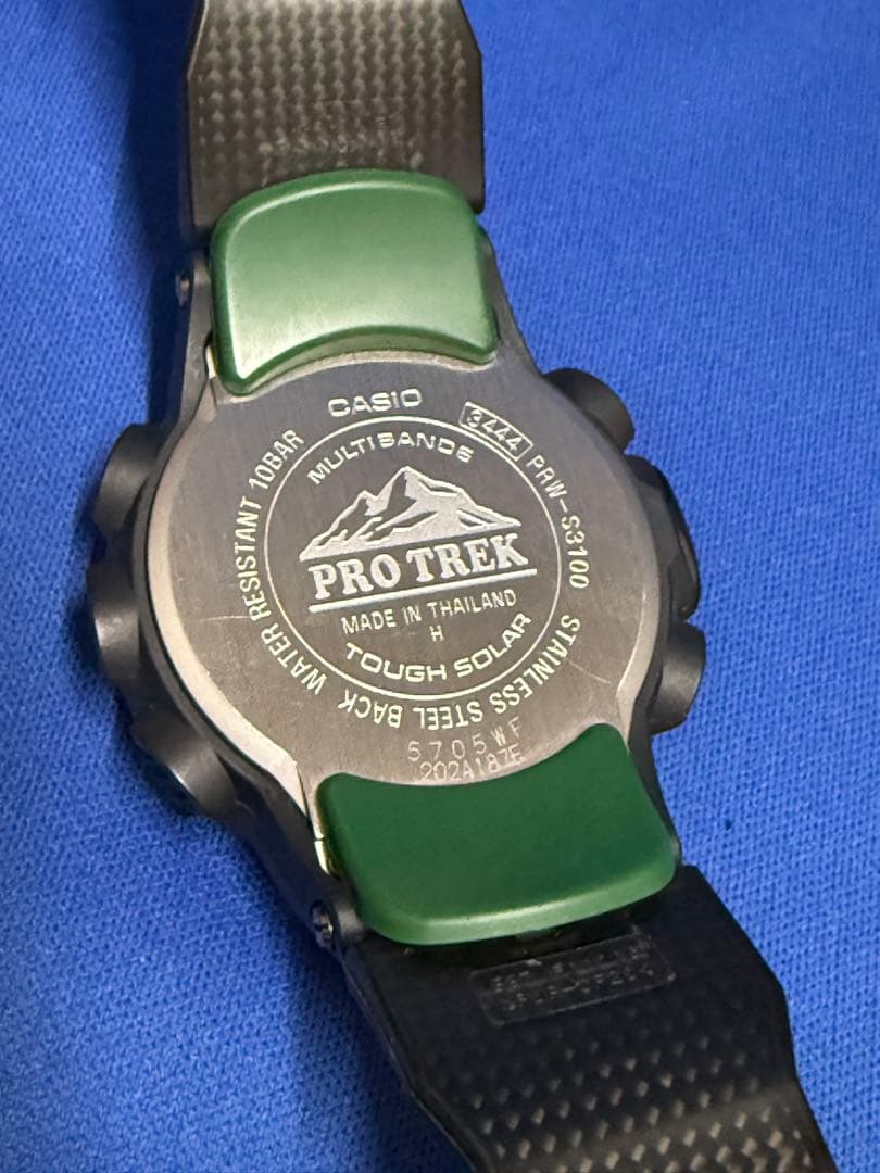 Casio PRO TREK Series PRW-S3100-1JF Triple Sensor Watch with Radio Solar
