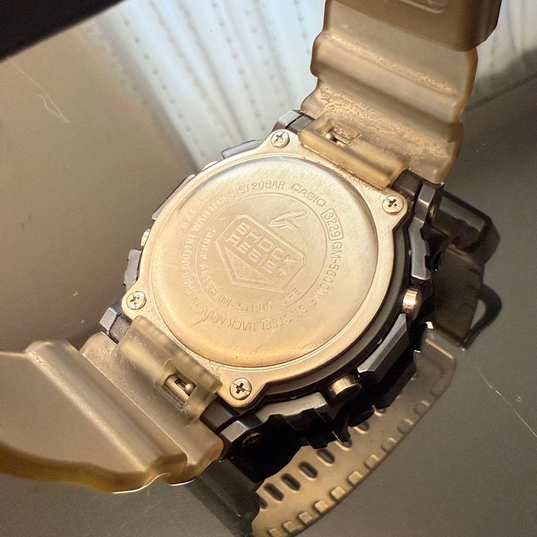 Casio G-Shock GM-5600MF Digital Watch Silver Resin Band Japan Import