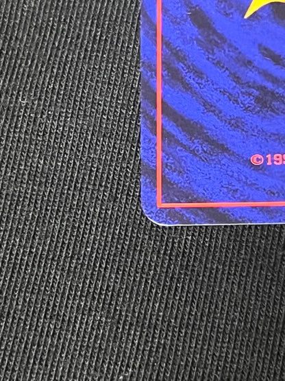 Pokemon Gengar collectible trading card with an old back pattern from Japan