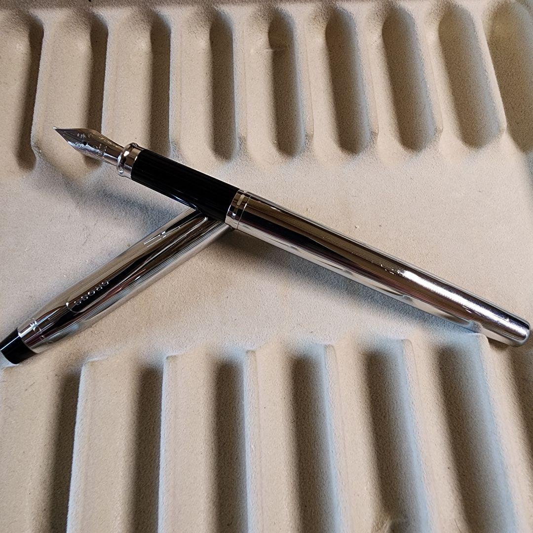Cross Century II Chrome Fountain Pen — Japan Import