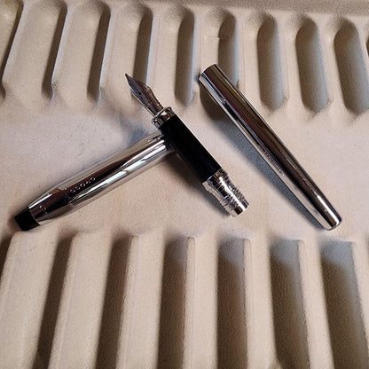 Cross Century II Chrome Fountain Pen — Japan Import