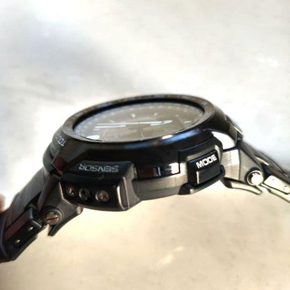 Casio Pro Trek PRW-5100-1JF Radio Solar Multi Band 6 Watch in Black Japan Import