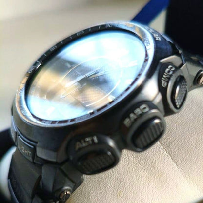 Casio Pro Trek PRW-5100-1JF Radio Solar Multi Band 6 Watch in Black Japan Import