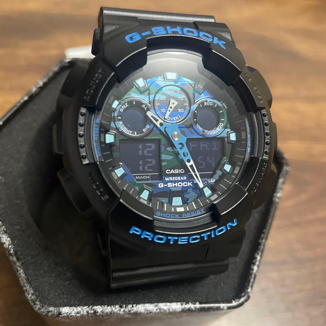 Casio G-Shock GA100CB-1A Watch Black Blue Japan Import