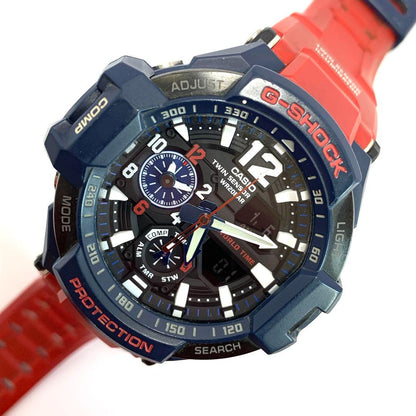 Casio G-Shock R7-3140 Digital Watch Red/Navy Model — Japan Import