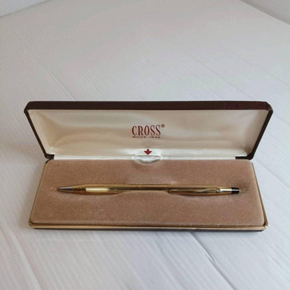 Cross 10KT Gold Filled Ballpoint Pen with Box and Tag