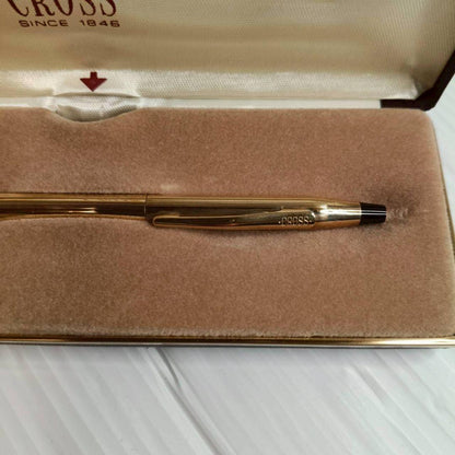 Cross 10KT Gold Filled Ballpoint Pen with Box and Tag
