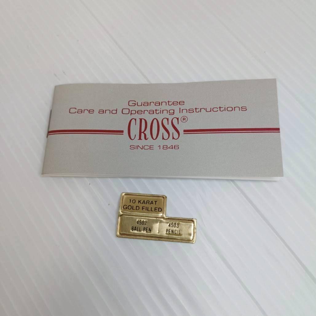 Cross 10KT Gold Filled Ballpoint Pen with Box and Tag
