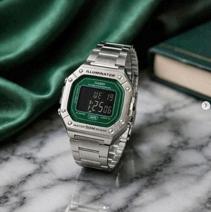 Casio Japan Import Digital Watch with 50M Water Resistance and 7-Year Battery