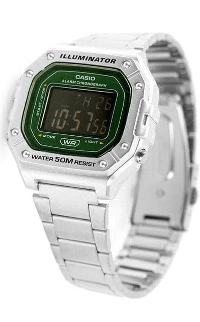 Casio Japan Import Digital Watch with 50M Water Resistance and 7-Year Battery