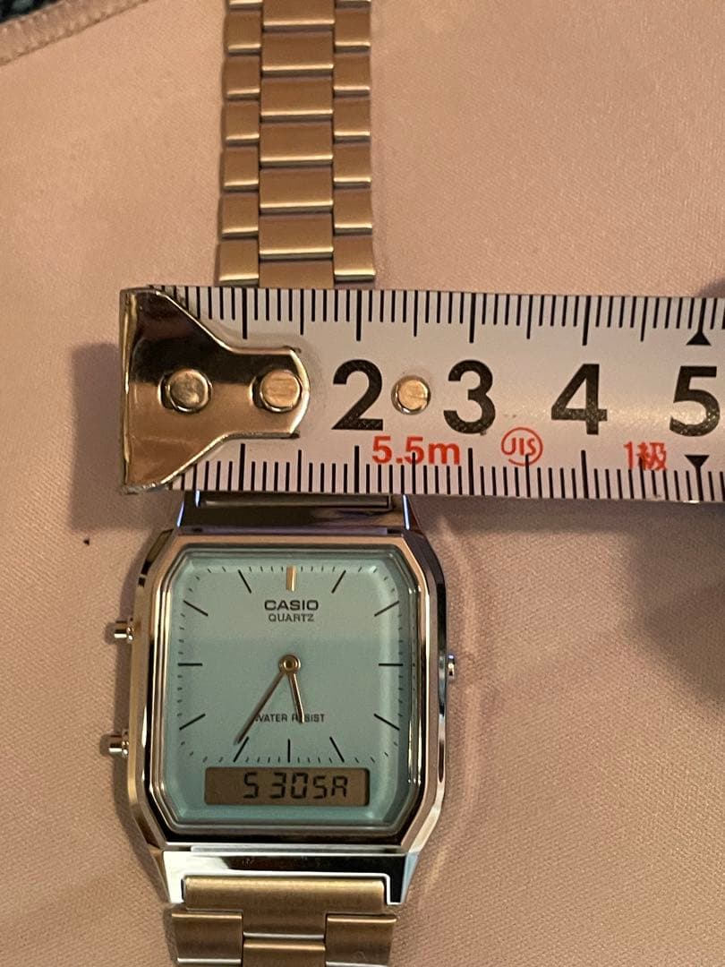Casio Analogue Digital Quartz Watch with Turquoise Dial