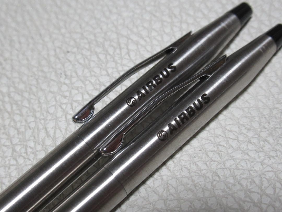 Airbus Cross Century Stainless Steel Pen Set Model No. 1980s Japan Import