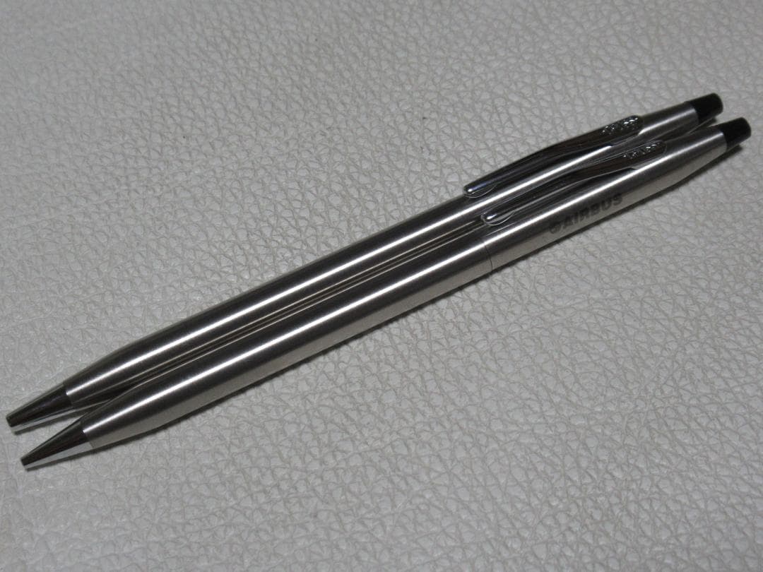 Airbus Cross Century Stainless Steel Pen Set Model No. 1980s Japan Import