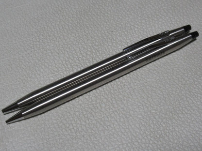 Airbus Cross Century Stainless Steel Pen Set Model No. 1980s Japan Import