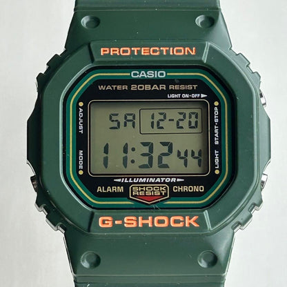 Casio G-Shock DW-5600RB-3JF Green Retro Speed Model Japan Import