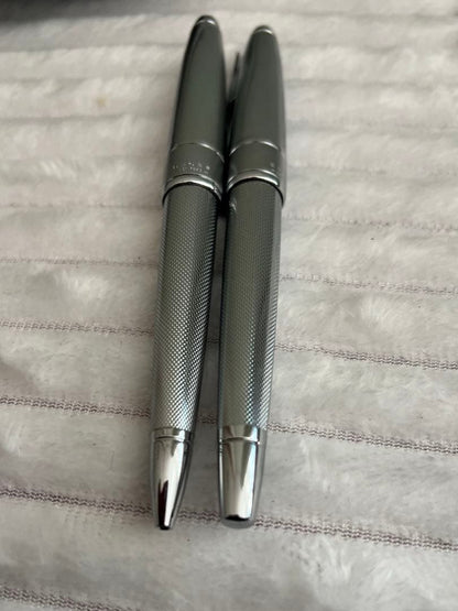 Cross Pen Set with 18K 750 Gold Fountain Pen and Ballpoint Pen