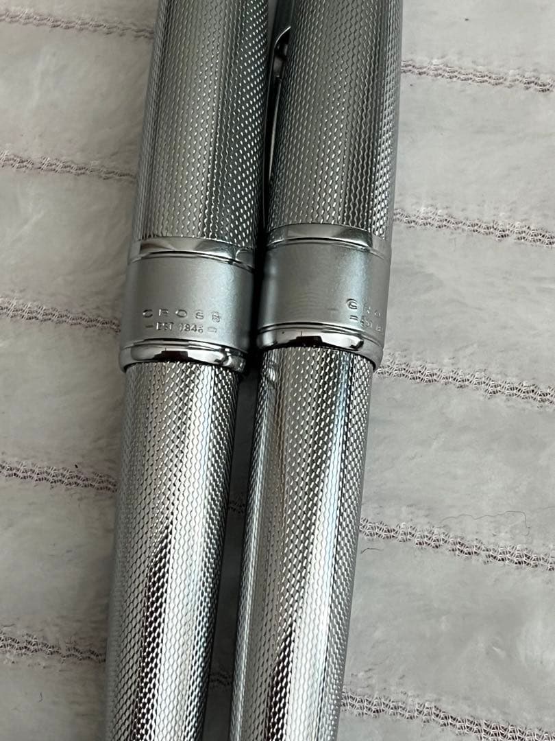 Cross Pen Set with 18K 750 Gold Fountain Pen and Ballpoint Pen
