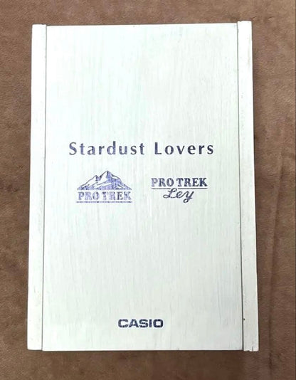 Casio Pro Trek Stardust Lovers Pair Watch Set Digital Shock-Resistant White — Japan Import