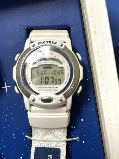 Casio Pro Trek Stardust Lovers Pair Watch Set Digital Shock-Resistant White — Japan Import