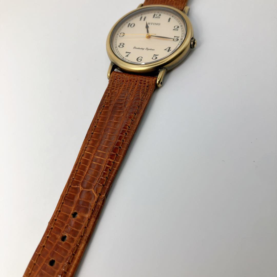 Casio Classic Design Analog Watch Model CASIO STING with Vintage Style Hands and Indices