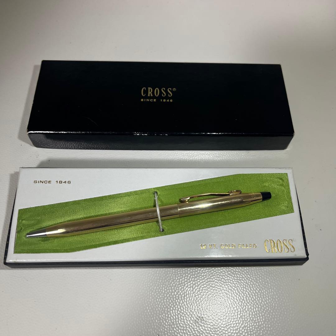 Cross Since1846 10KT 12KT Gold Ballpoint Pen Set - Japan Import