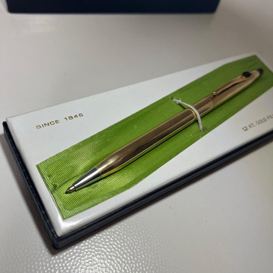 Cross Since1846 10KT 12KT Gold Ballpoint Pen Set - Japan Import