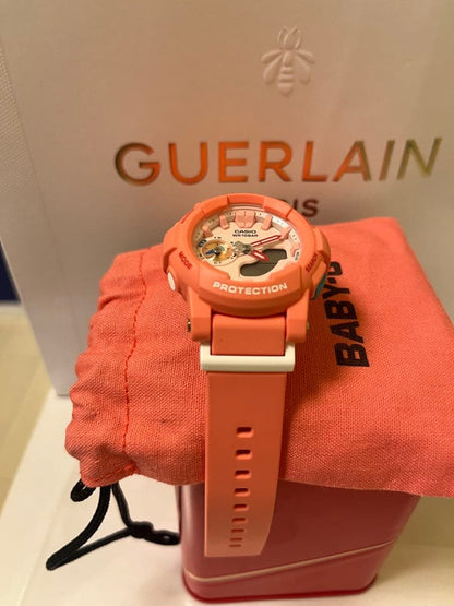 Baby-G Digital Watch Pink Model with Original Pouch — Japan Import