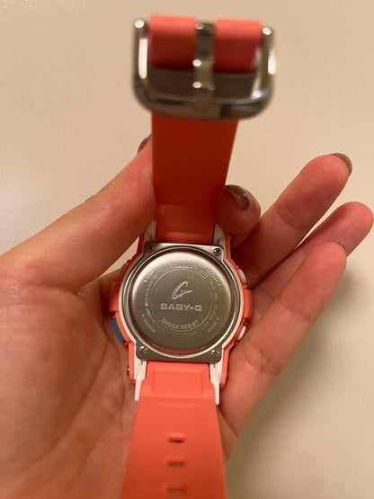 Baby-G Digital Watch Pink Model with Original Pouch — Japan Import